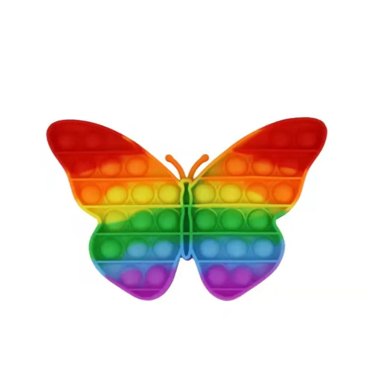 Pop Fidget Stress Reliever Toys – Rainbow Push Bubble Antistress Toy - Image 8