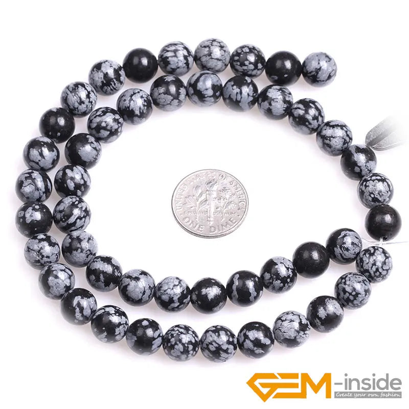 Natural 8mm Assorted Stone Round Beads – 15" Strand for DIY Jewelry Making - Image 9