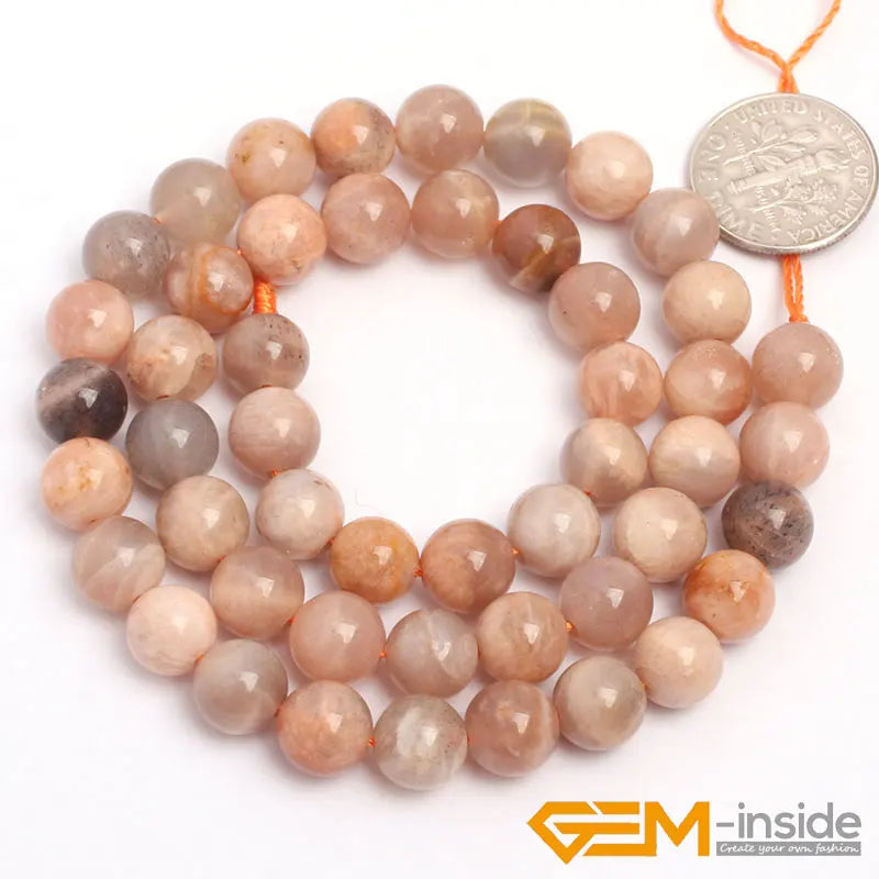Natural 8mm Assorted Stone Round Beads – 15" Strand for DIY Jewelry Making - Image 22
