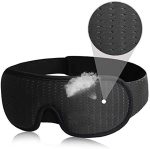 3D Sleep Mask - Soft Blockout Eye Cover for Comfortable Sleep
