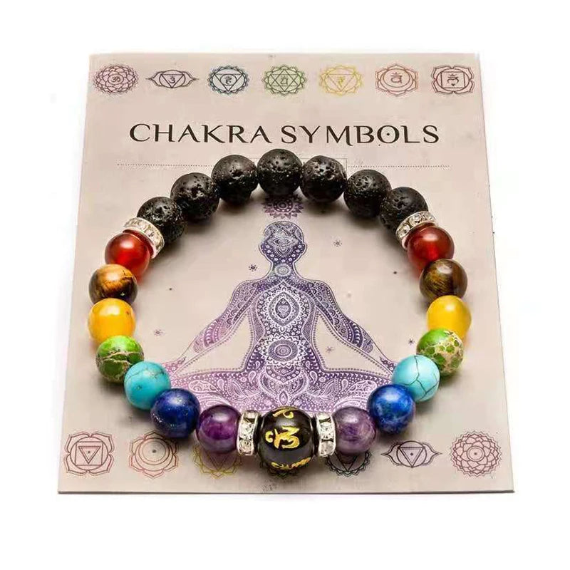 7 Chakra Bracelet with Meaning Card – Natural Crystal Healing Jewelry for Men & Women - Image 11