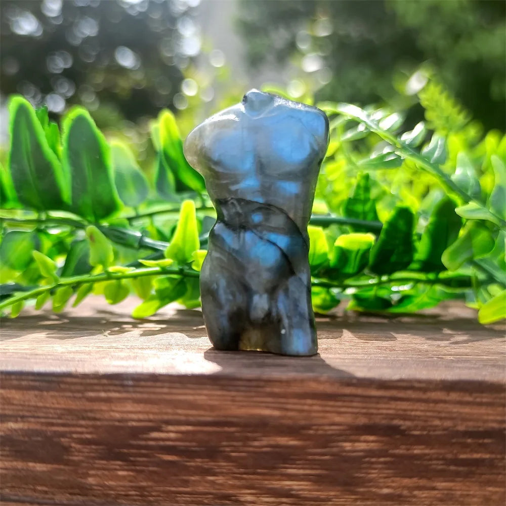 Natural Labradorite Body Model Carving - Image 6