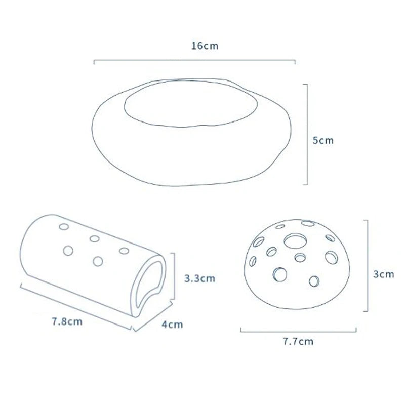 Creative Lotus Seedpod Ceramic Vase for Zen Tea Table - Image 5