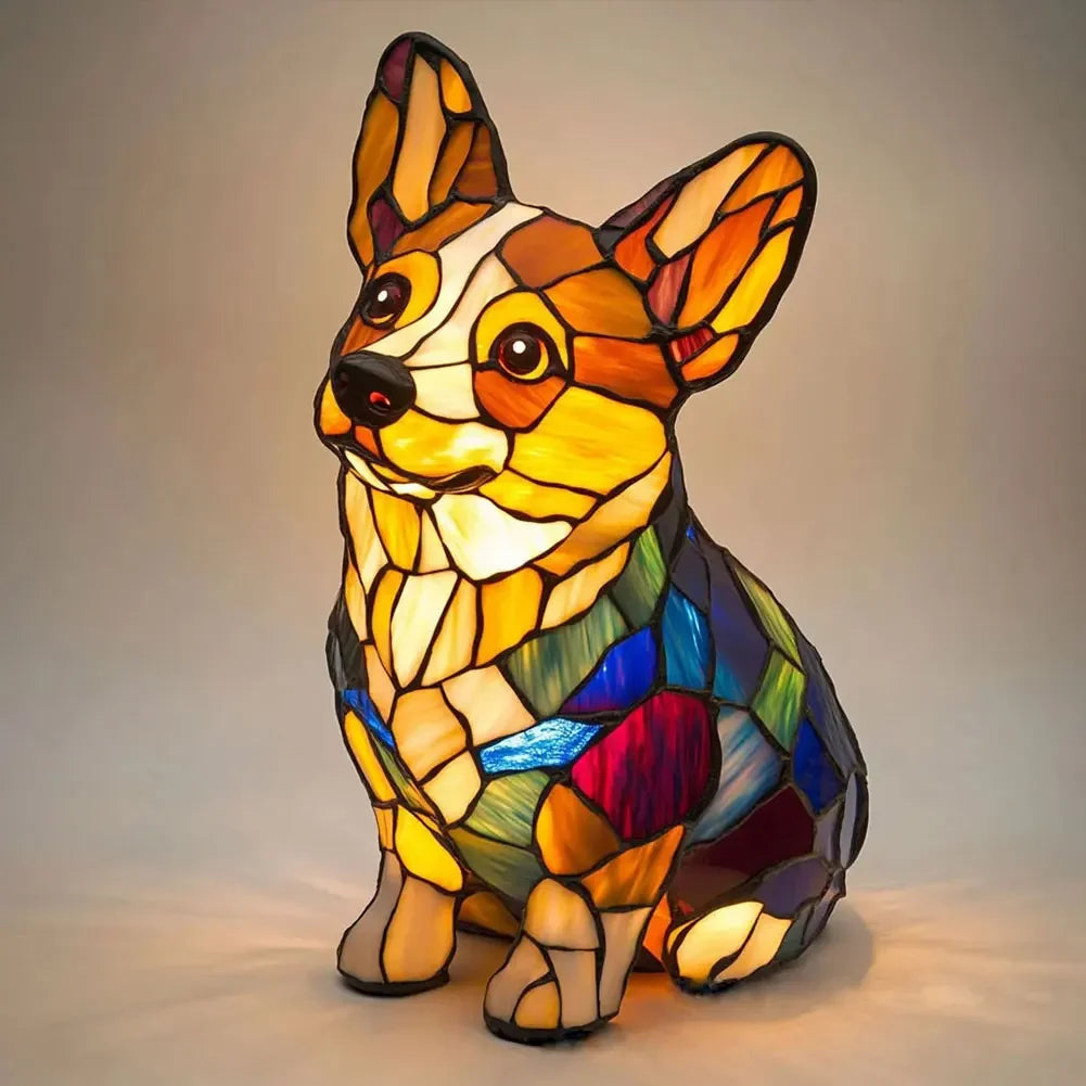 Magical & Colorful Strange Dog LED Desk Lamp – Artistic Bedside Night Light for Living Room & Bedroom - Image 10