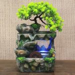 Desktop Small Rockery Simulation Tree Fountain