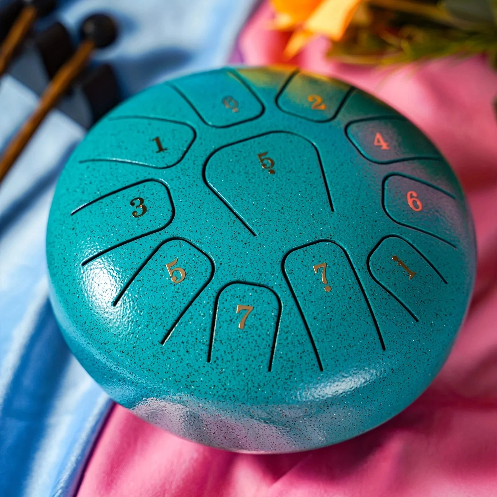 Miwayer 6" Steel Tongue Drum Gift Set – 11-Note Sound Healing Instrument with Tuning Kit - Image 2