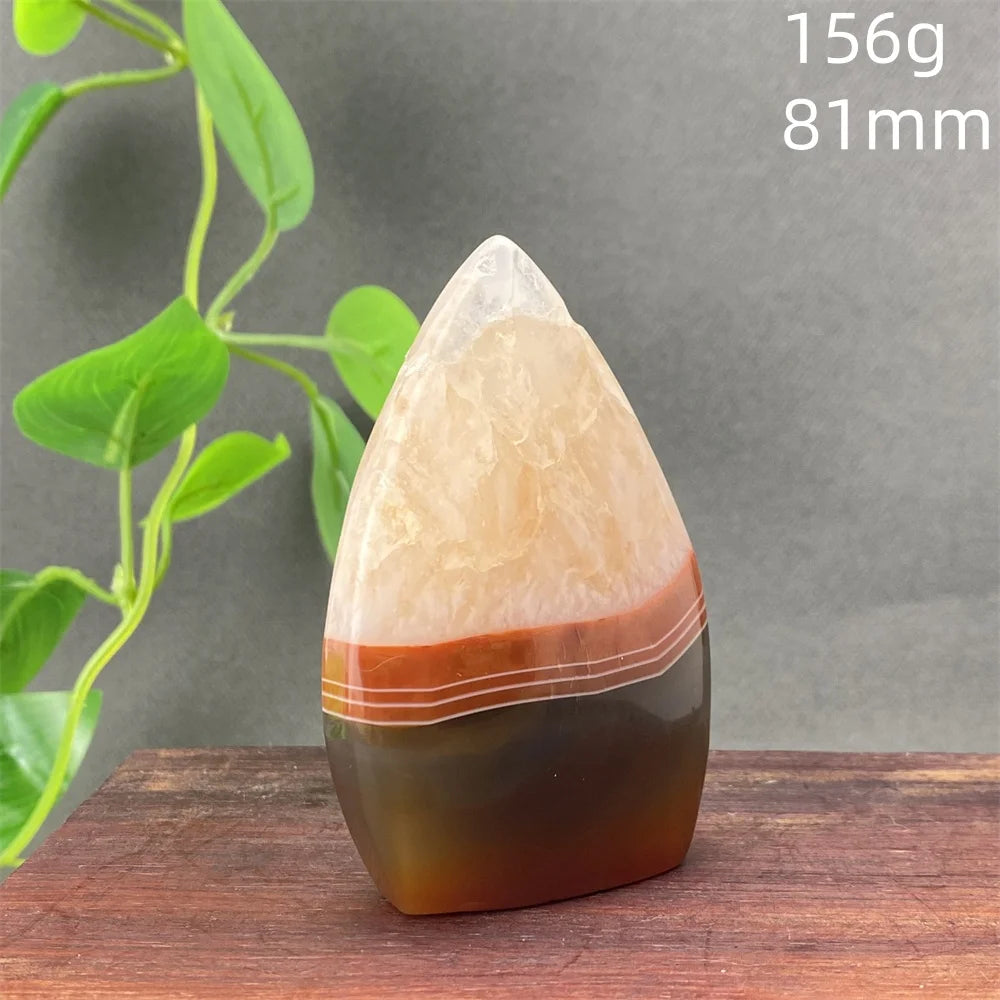 Natural Red Agate Striped Crystal Ornament - Image 16