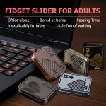 Fidget Slider Magnet - Metal Fidget Toy for Stress Relief