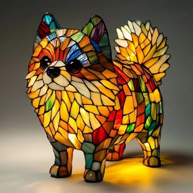 Magical & Colorful Strange Dog LED Desk Lamp – Artistic Bedside Night Light for Living Room & Bedroom - Image 6