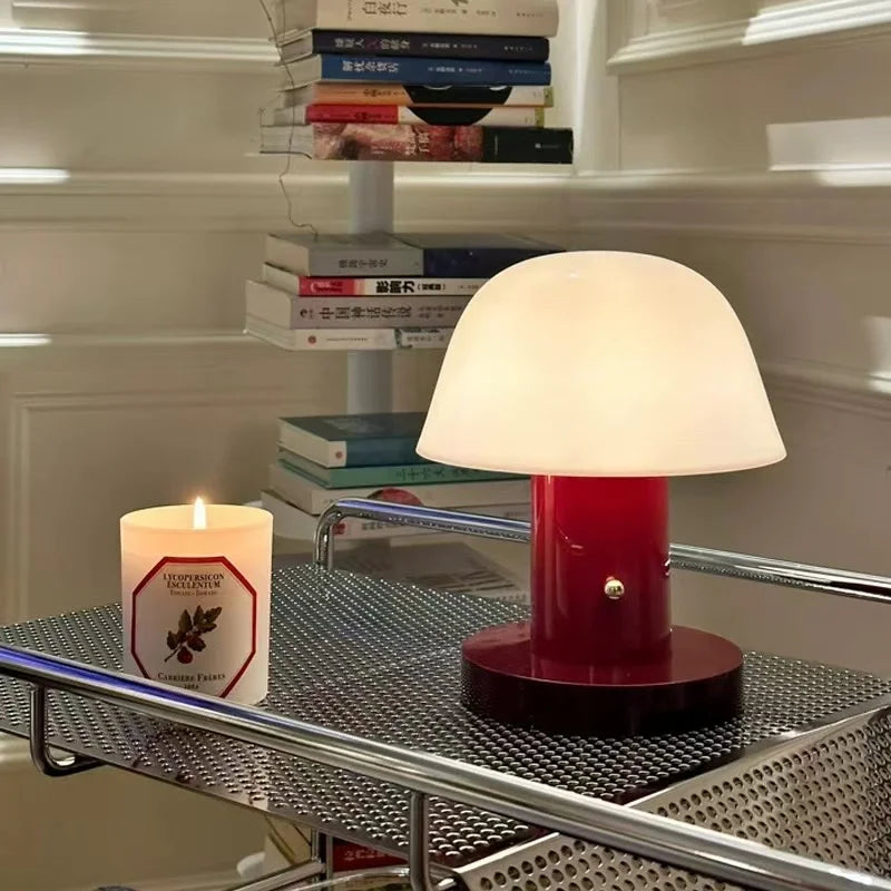 Mushroom Table Lamp Warm Color Night Light USB - Image 5