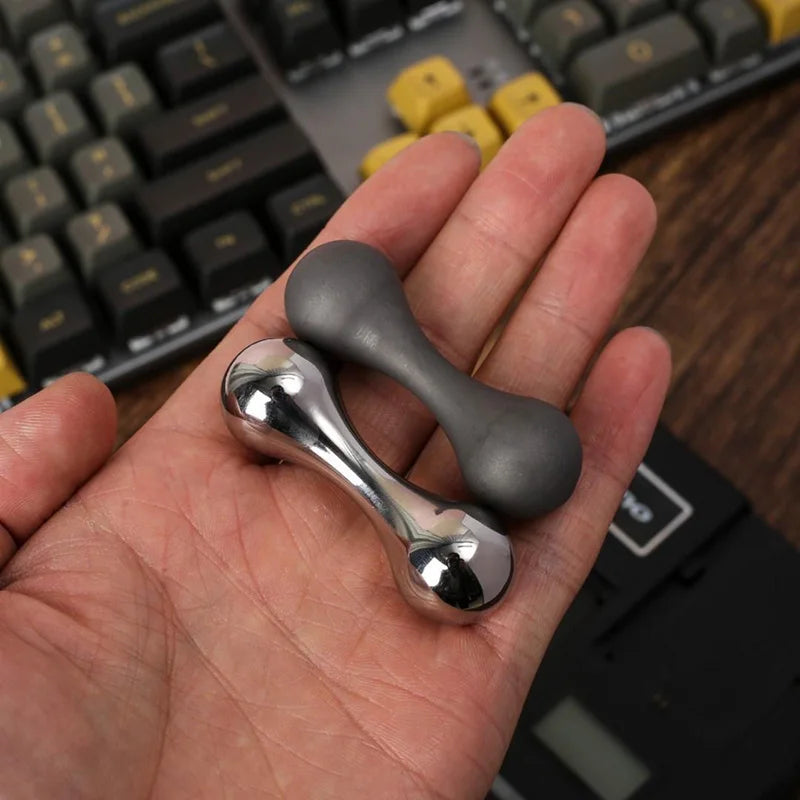 Mini Alloy Begleri Fidget Toy – Titanium Anti-Stress Worry Beads for Finger Skill & Sensory Relief - Image 2