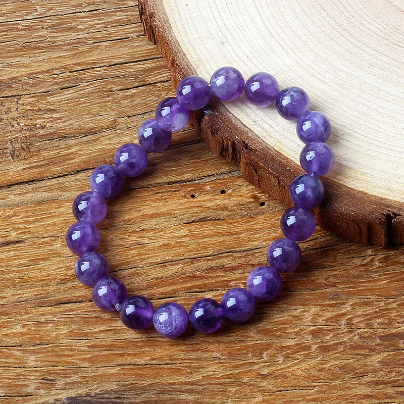 Genuine Amethyst Natural Crystal Bracelet – Real Stone Beads for Women’s Healing & Energy Balance - Image 6