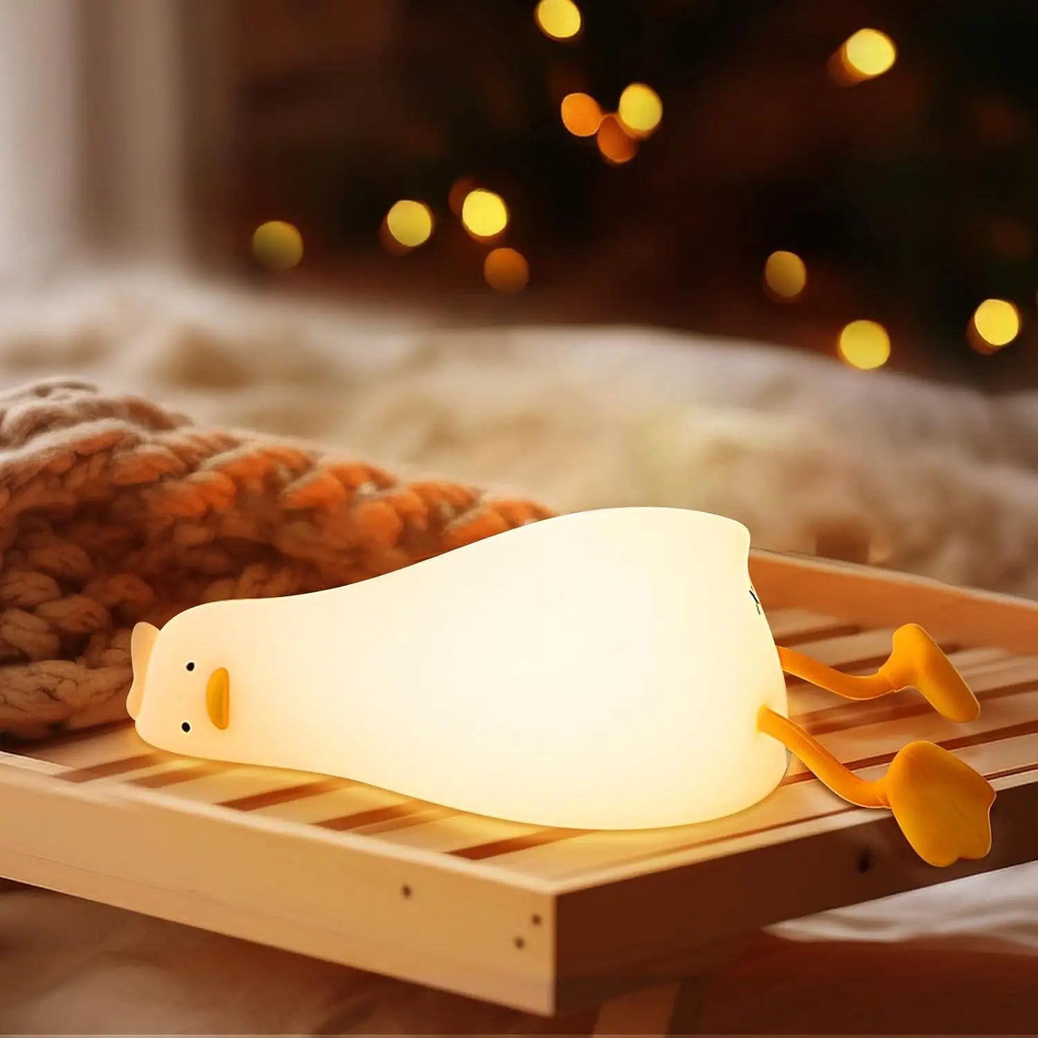 LED Lying Flat Duck Night Light - Image 6