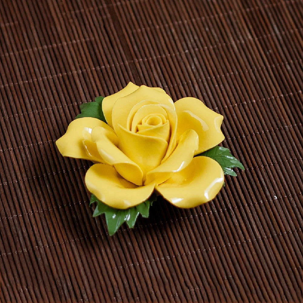 Handmade Ceramic Rose Incense Burner – Rose Fragrance Holder for Home Decor & Valentine’s Day Gift - Image 5