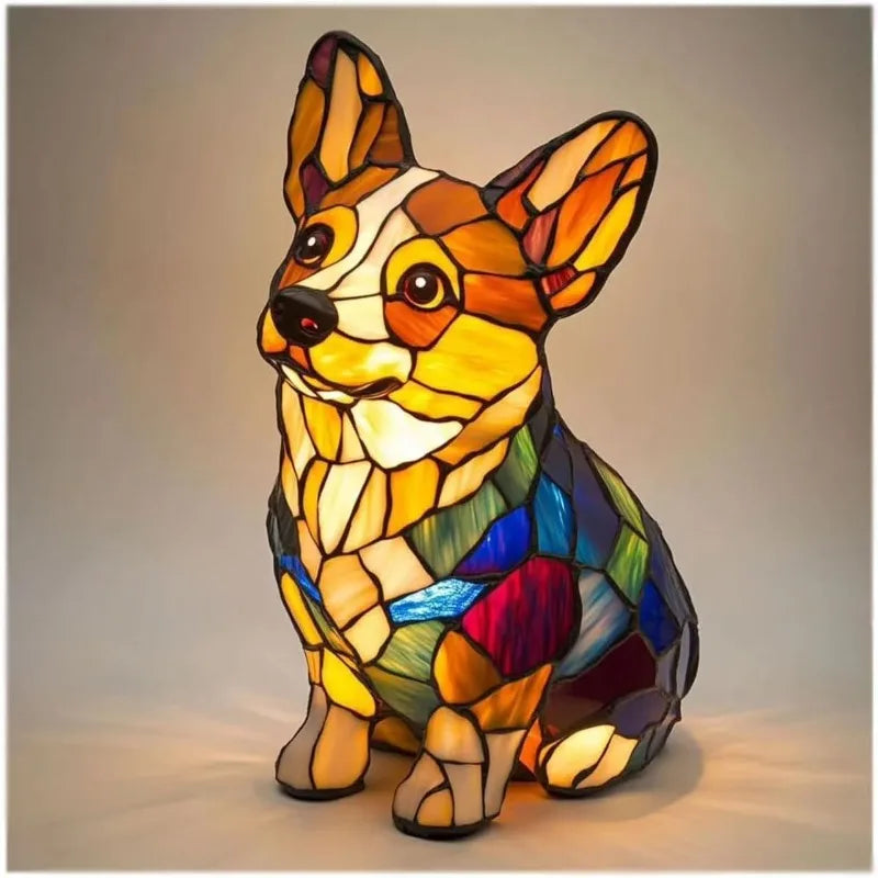Magical & Colorful Strange Dog LED Desk Lamp – Artistic Bedside Night Light for Living Room & Bedroom - Image 5