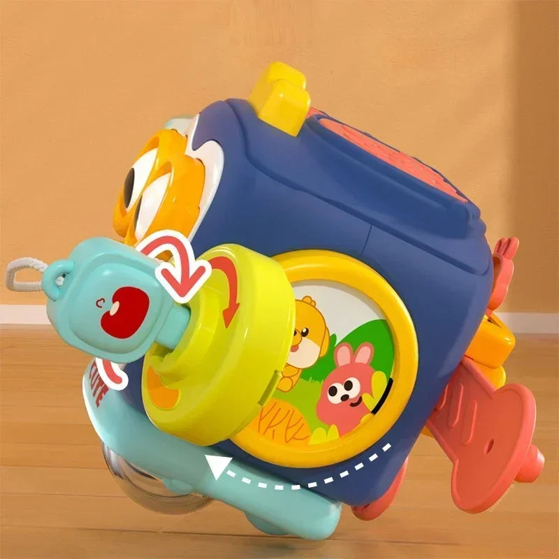 Hexahedral Busy Hand Grasping Ball Puzzle - Sensory Training Toy - Image 2