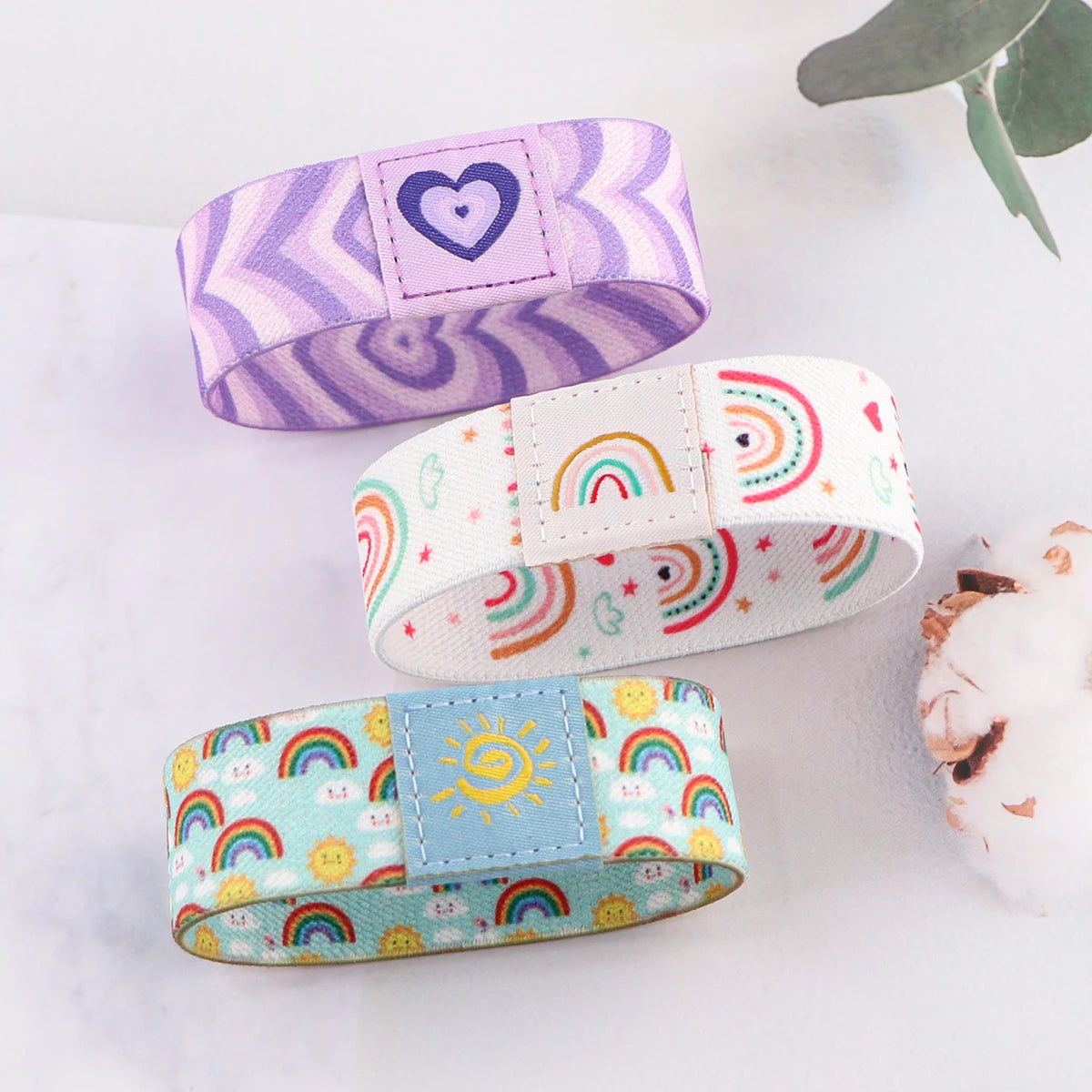 Dog Paw Bracelet – Stretch Rope Rainbow Armband for Women & Men - Image 2