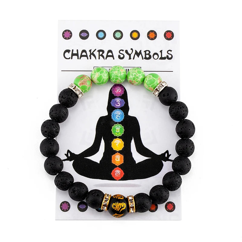 7 Chakra Bracelet with Meaning Card – Natural Crystal Healing Jewelry for Men & Women - Image 4