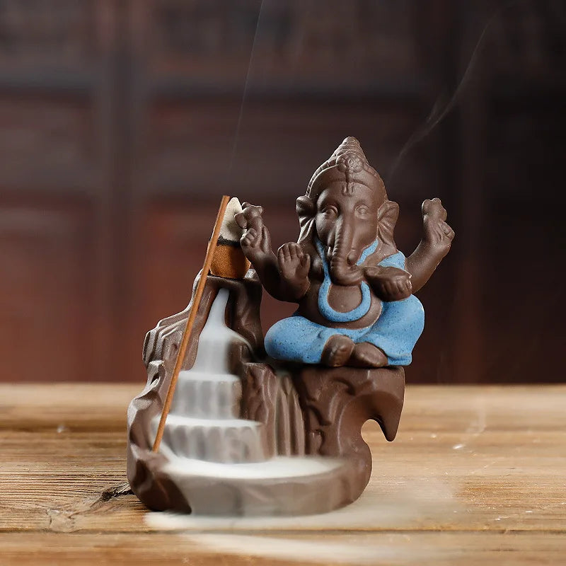 Mountain River Waterfall Backflow Incense Burner – Zen Aroma Censer for Home Decoration & Relaxation - Image 5