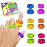 12pcs Spiky Sensory Finger Rings