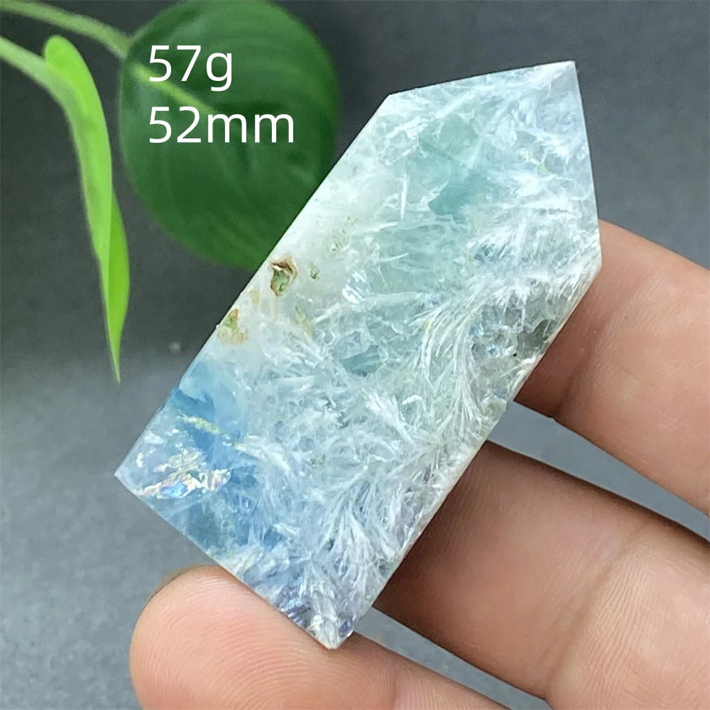 Natural Feather Colored Fluorite Crystal Tower - Image 21