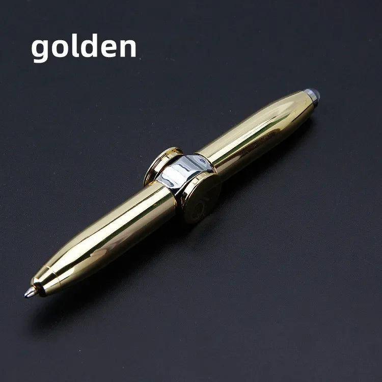 Multifunctional Decompression Finger Rotate Luminous Gyro Pen - Image 8