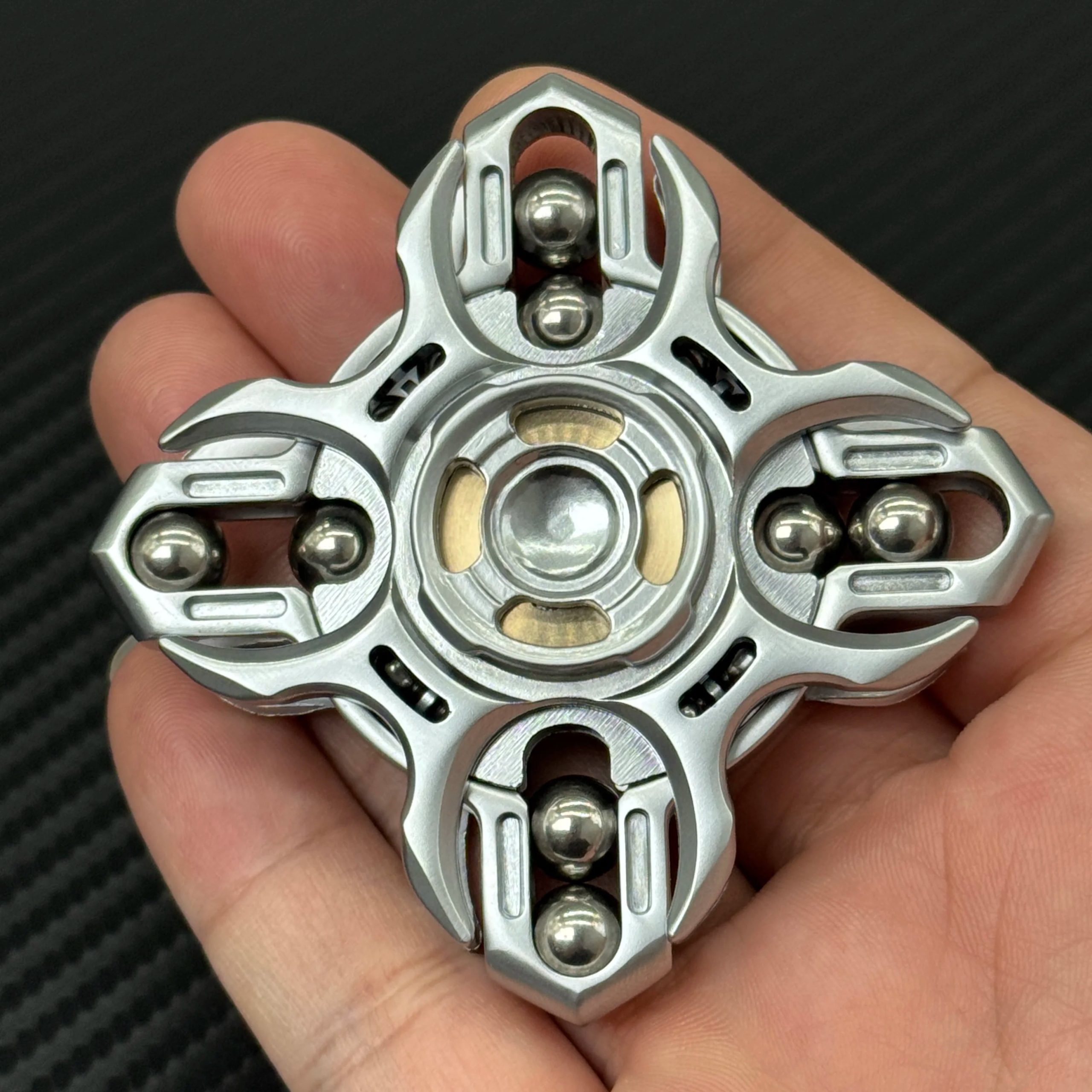 Future Punk Style EDC Metal Fidget Spinner for Adults - Image 10