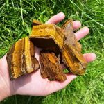 500g Natural Tiger Eye Raw Stone – Rough Crystal Mineral for Reiki Healing & Aromatic Diffusion
