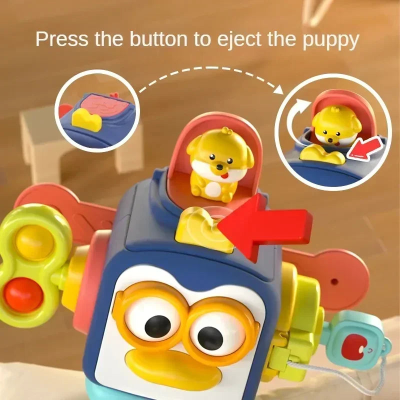 Hexahedral Busy Hand Grasping Ball Puzzle - Sensory Training Toy - Image 3