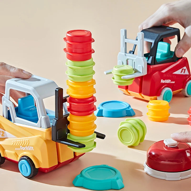 Crazy Forklift Stacking Toy - Interactive Educational Game - Image 3