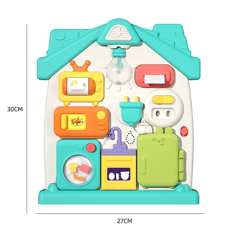 Baby Sensory Busy Board - Montessori Multifunctional Toy - Image 8