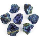 Natural Azurite Malachite Symbiotic Stone – Geode Crystal Specimen for Reiki Healing & Decorative Collectibles