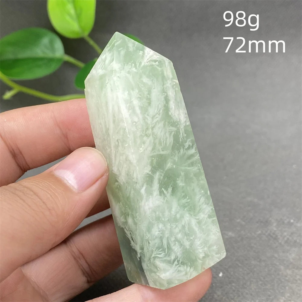 Natural Feather Colored Fluorite Crystal Tower - Image 42