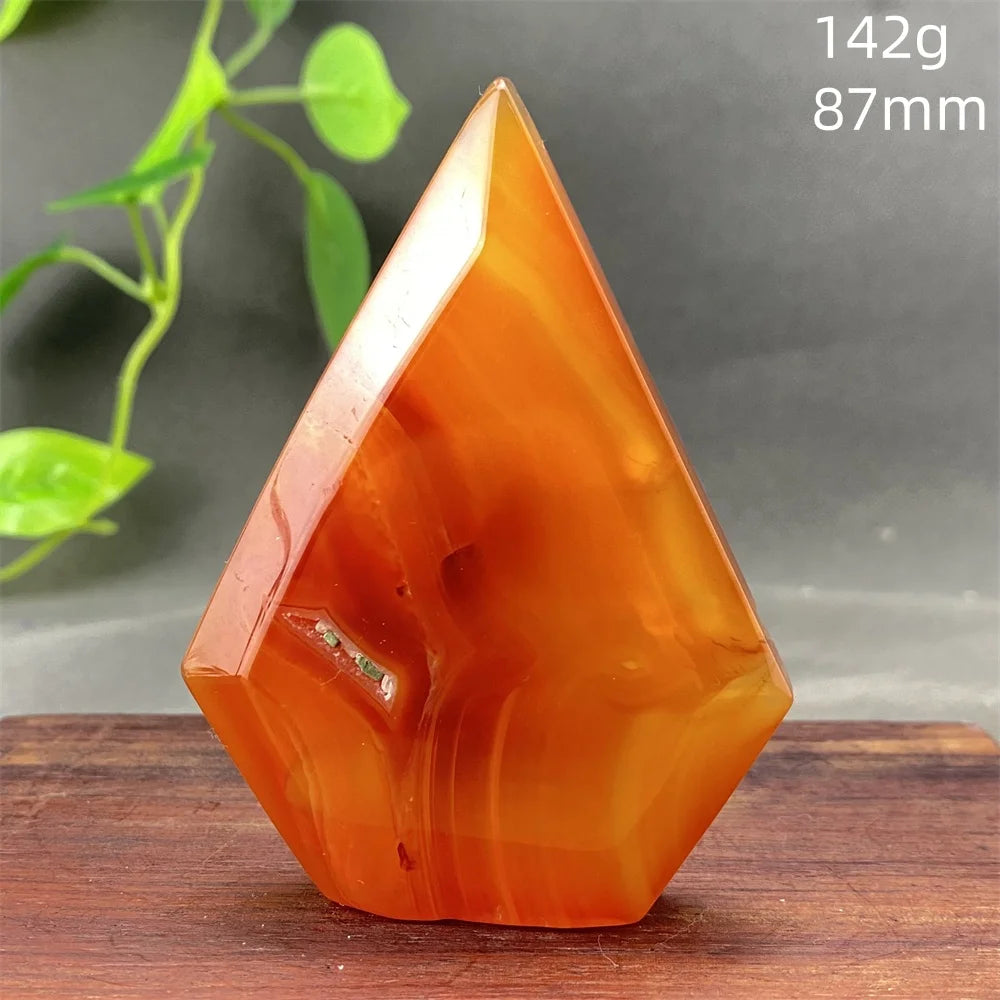 Natural Red Agate Striped Crystal Ornament - Image 20