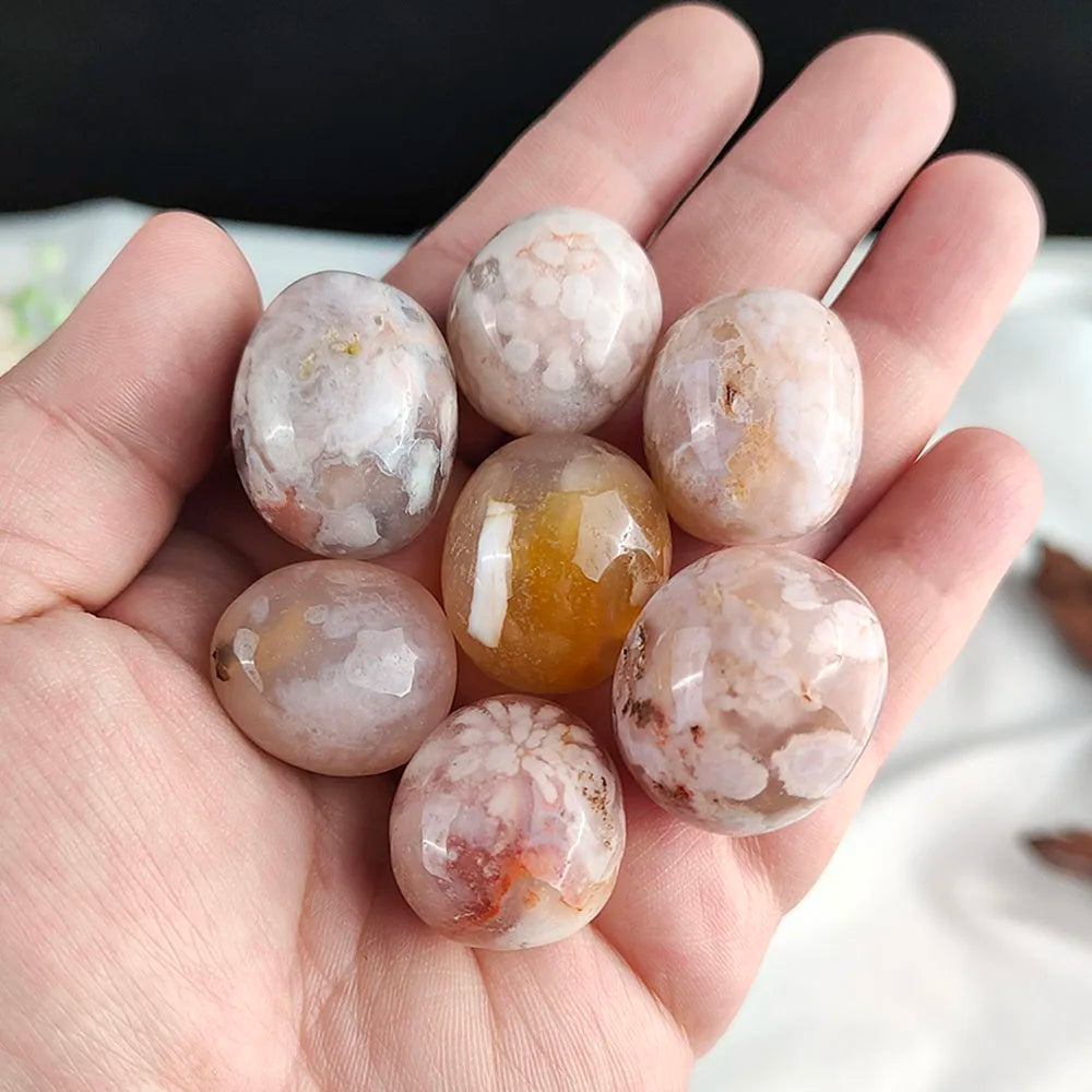 Natural Crystal Tumbled Stone Cubes – Polished Quartz, Amethyst & Gemstones for Healing, DIY & Decor - Image 4