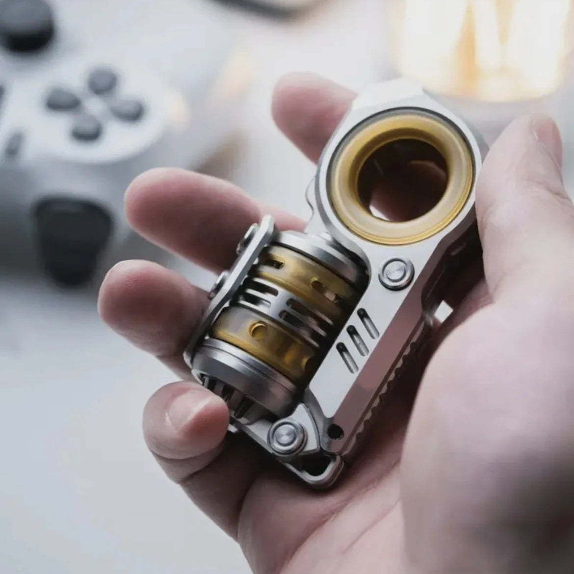 GobiggeR Sinian PEI Stainless Steel Tuning Fork Fidget Slider - Image 6