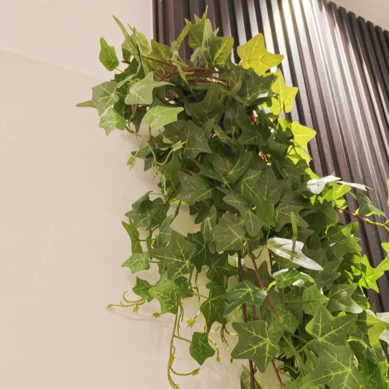 Artificial Hanging Ivy Vine Plants – Large Green Persian Fern Leaf Bundle for Home & Event Decor - Image 5
