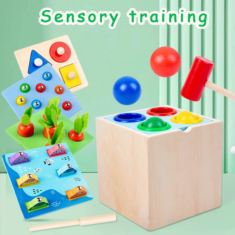 Montessori Wooden Shape Matching Toys - Image 6