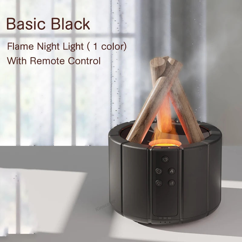 KINSCOTER Simulated Flame Aroma Diffuser & Ultrasonic Humidifier - Image 8